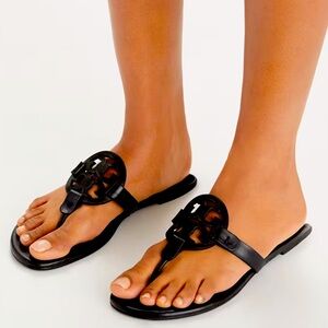 TORY BURCH MILLER SANDALS BLACK